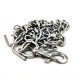 Force-9™ Heavy Duty Stainless Steel Dog Chain with Strong Swivel Hook for Super Bulky and Aggressive Dog Breeds (6NO.)