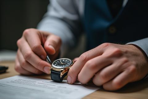 Watch being verified
